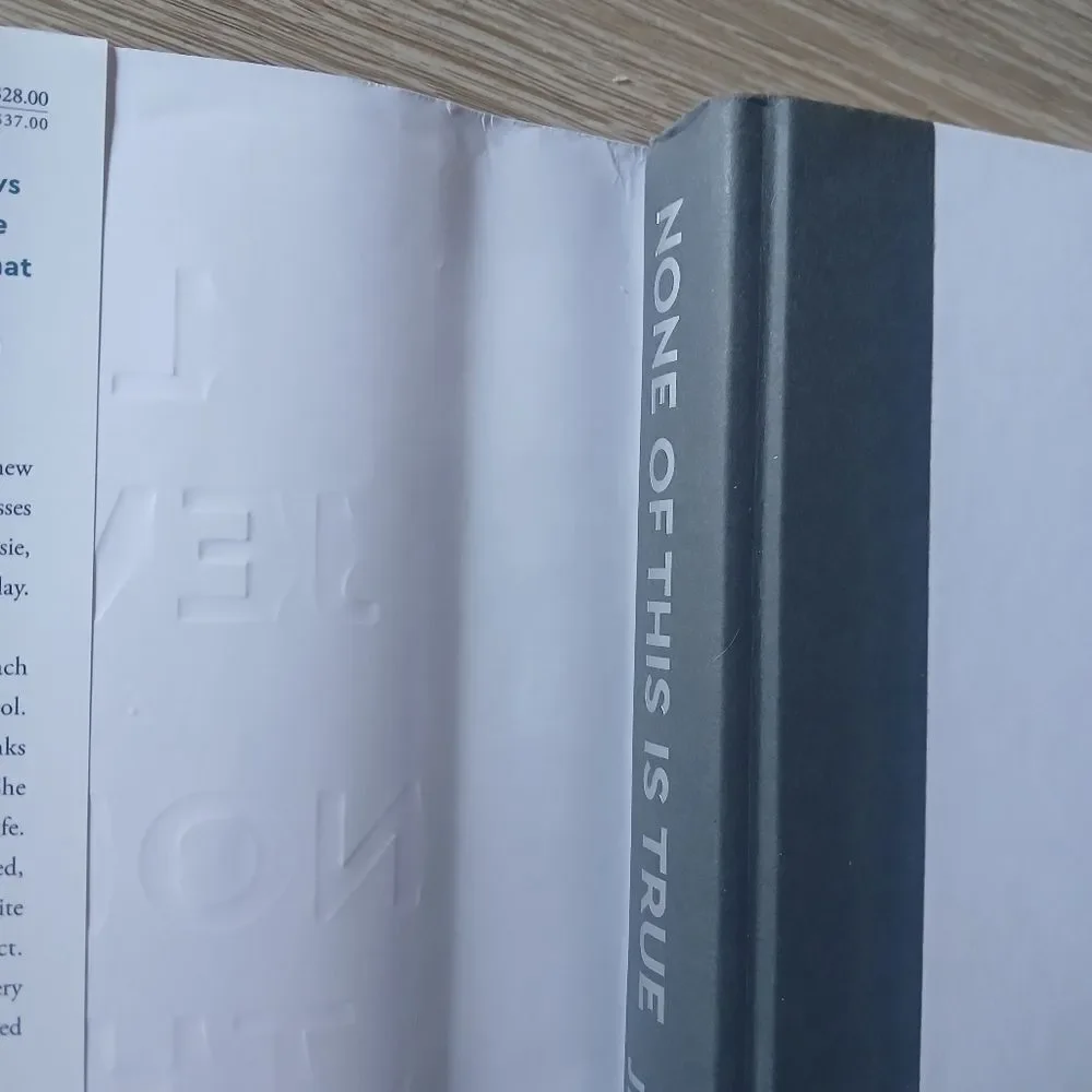 None of This is True- A Novel Lisa Jewell Thrillers Crime Hardcover Book 2023